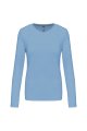 Dames T-shirt lange mouw Kariban K383 SKY BLUE